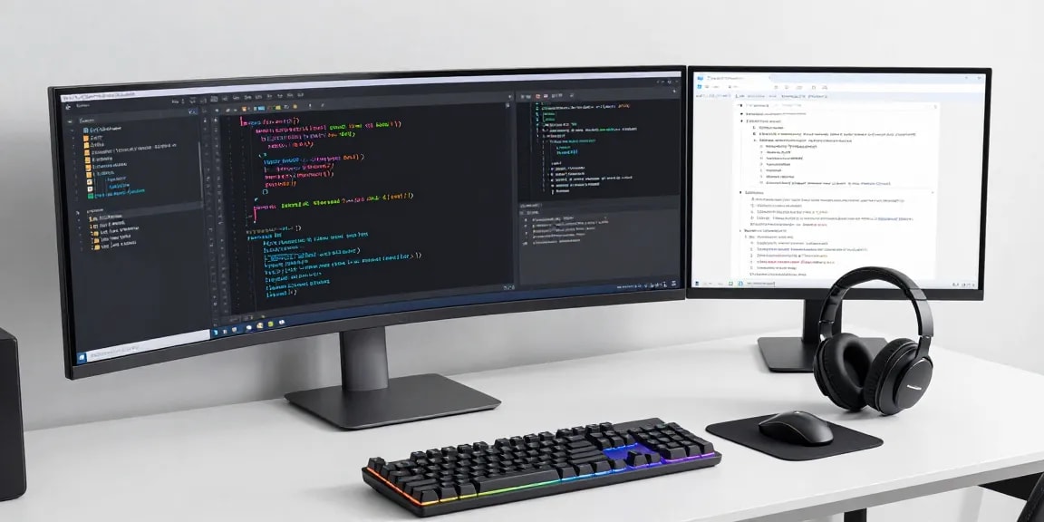 Gi8 software development workspace with code editing, cloud computing solutions, and modern technology tools.