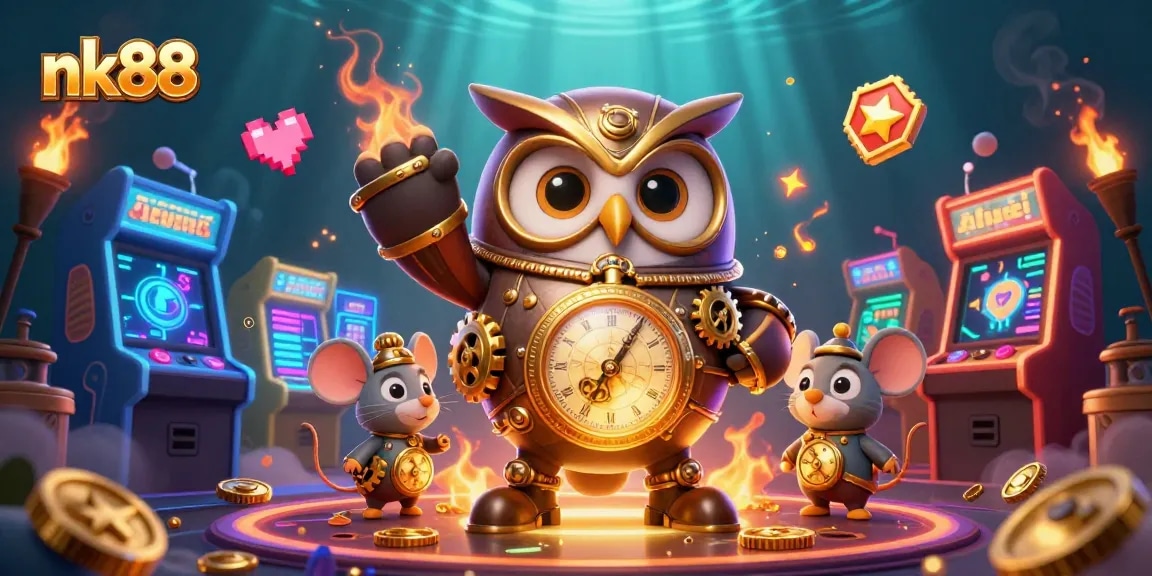 Win amazing jackpots at nk88 with immersive 3D gaming and vibrant casino elements illustrated.