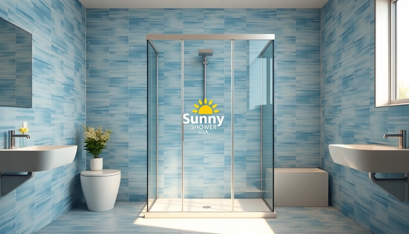 Enhance your bathroom experience with sunny shower usa inc's stylish shower system.