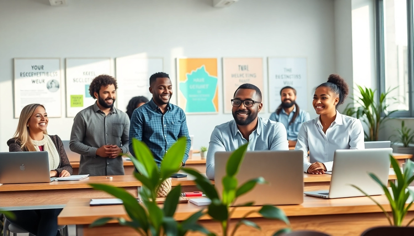 Enhance workforce development through an engaging training session with diverse participants.