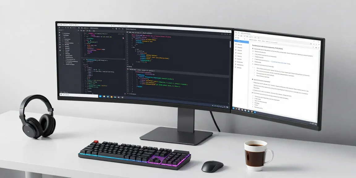 Thabet com: Software development workspace showcasing innovative coding practices and advanced technology tools.