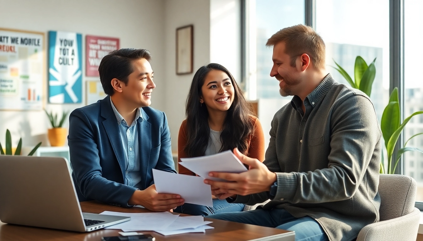 Ideal career consultation with a coach guiding a young adult through options.