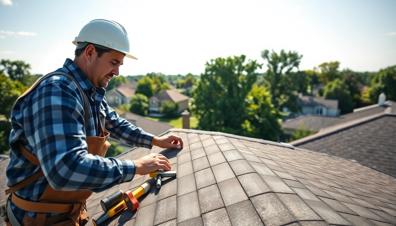 Inspecting roofs in South Jersey, a contractor ensures quality service and craftsmanship.