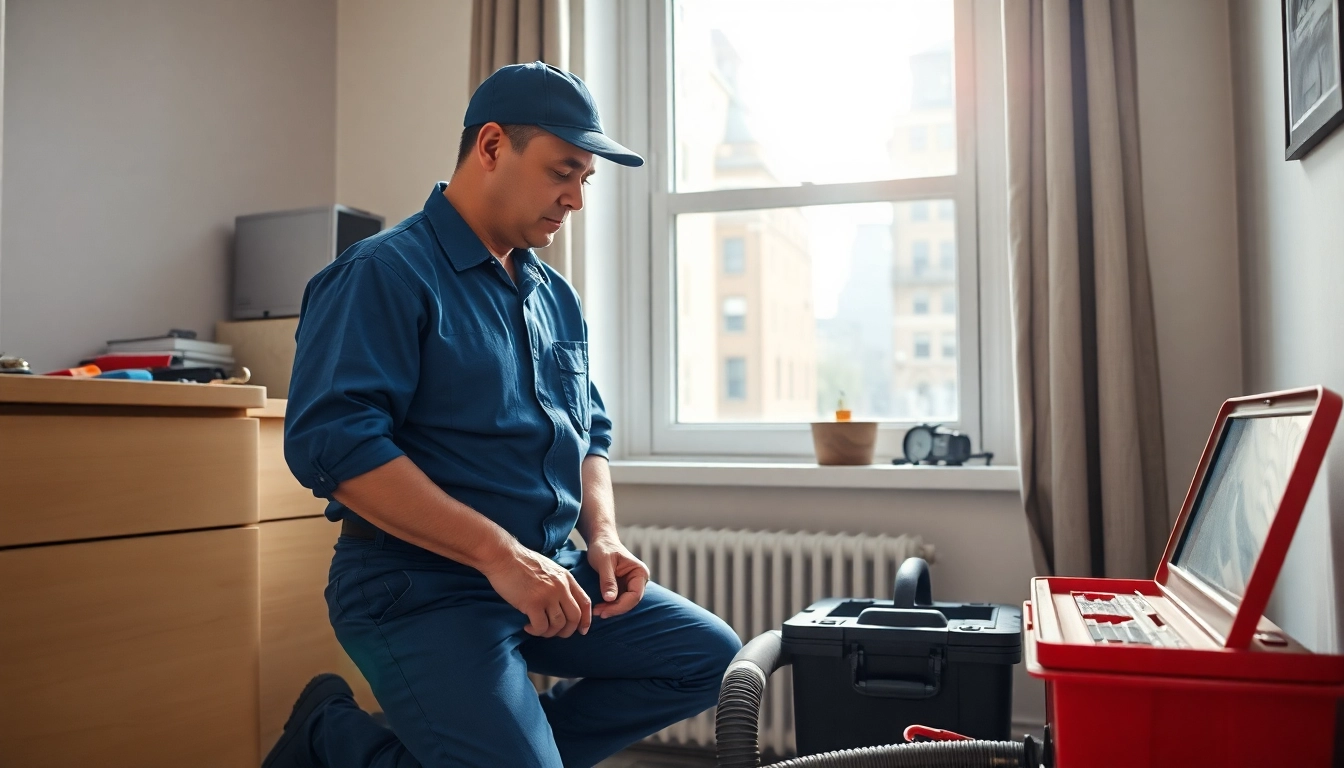 Emergency plumbing help for sewer backup by a skilled plumber addressing a clogged sewer line in NYC.