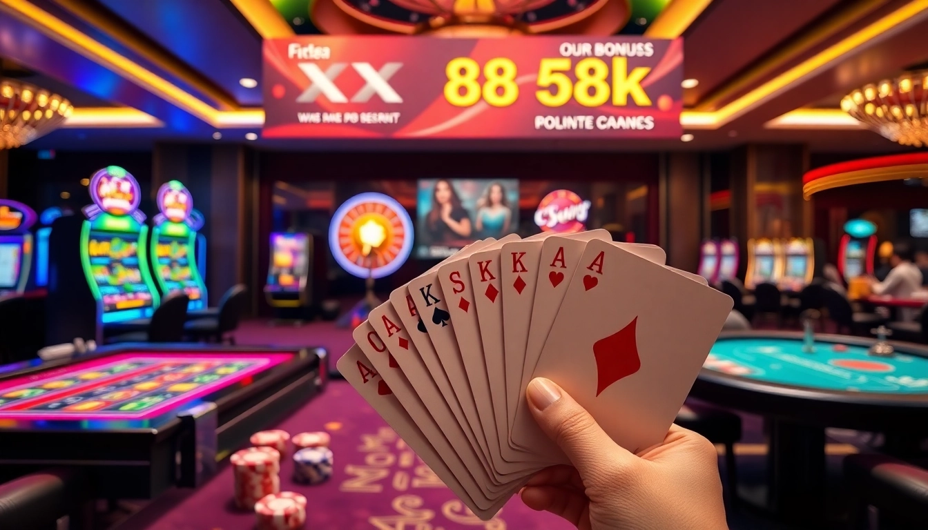 Experience the excitement of xx88 58k promotions with vibrant casino games and thrilling gambling action.