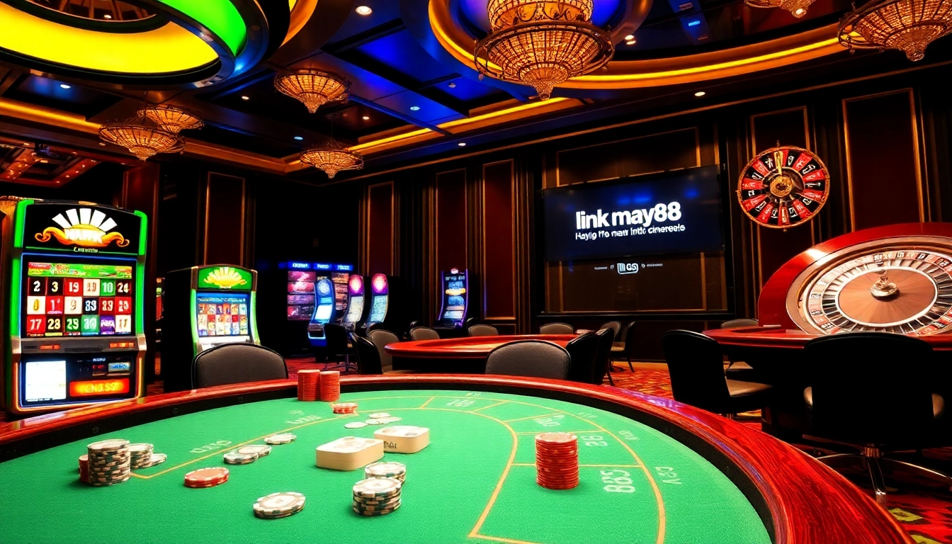 Watch players enjoy high-stakes poker at MAY88, the top link may88 casino.