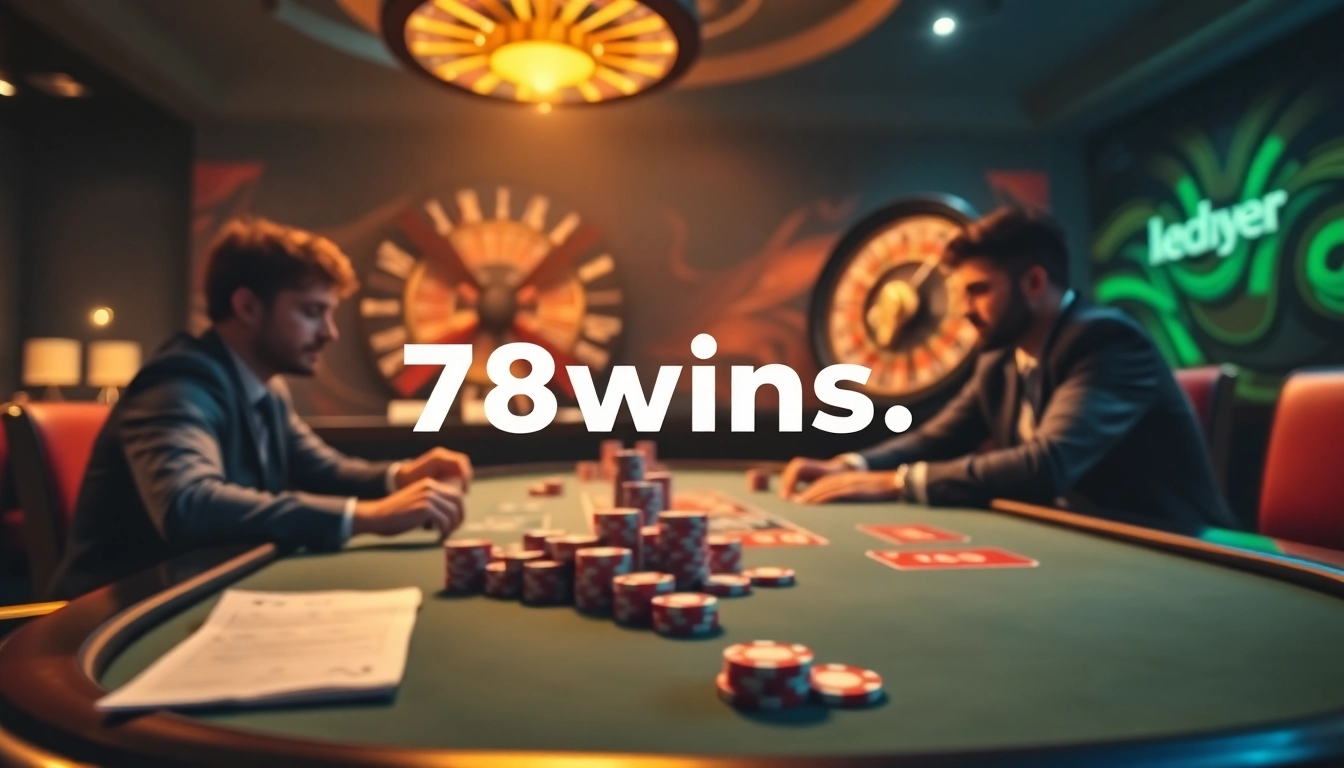 Experience the thrill of gambling at https://78wins.io/ with our vibrant casino scene, featuring poker and roulette.