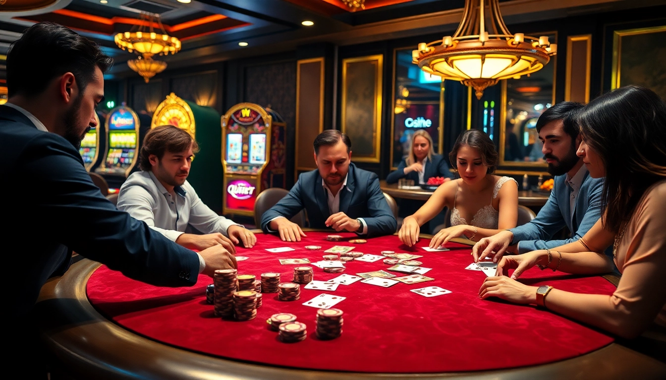 Experience thrilling moments at B52's luxurious casino games, including poker and slots.