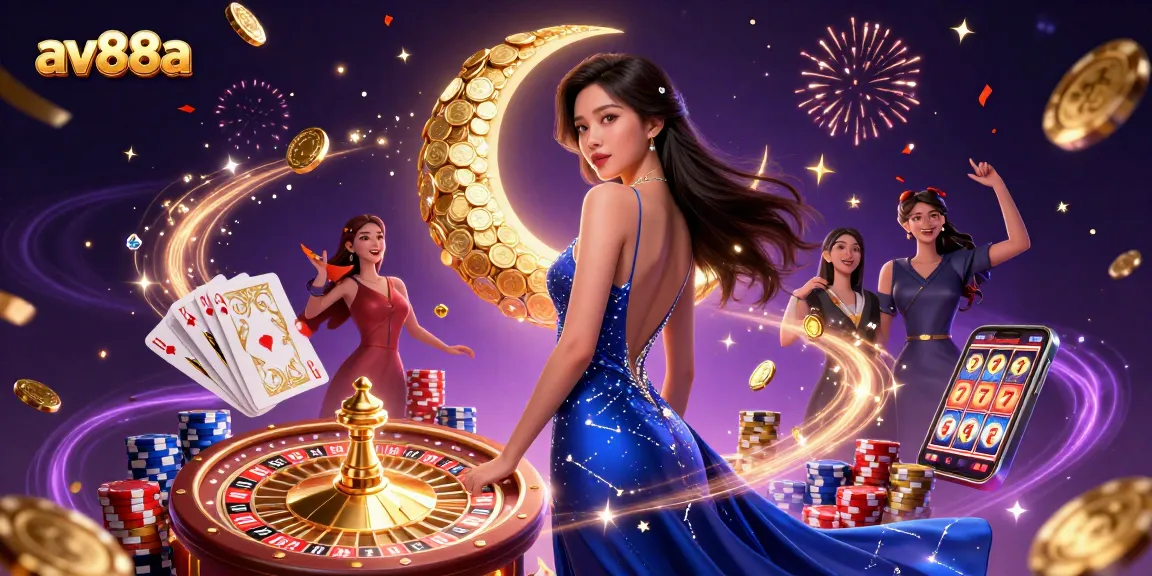 Experience winning with av88a in a vibrant casino world filled with golden coins and excitement