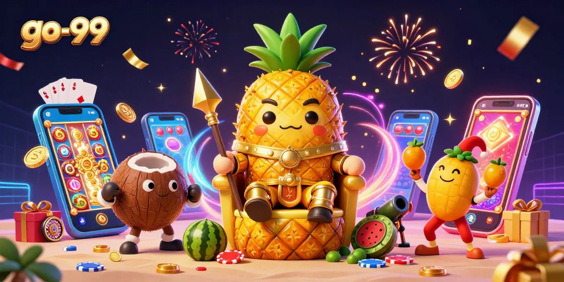 Experience wins at go-99 with thrilling 3D casino characters and vibrant game elements.