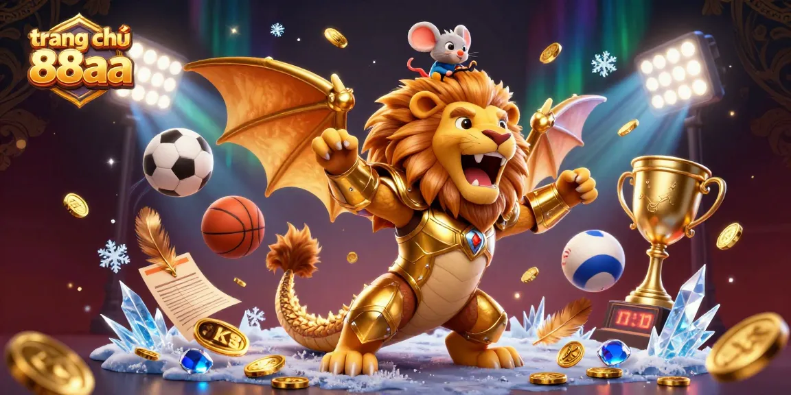 Experience vibrant gameplay at trang chủ 88aa with an exciting 3D battle for winnings amidst sports elements.
