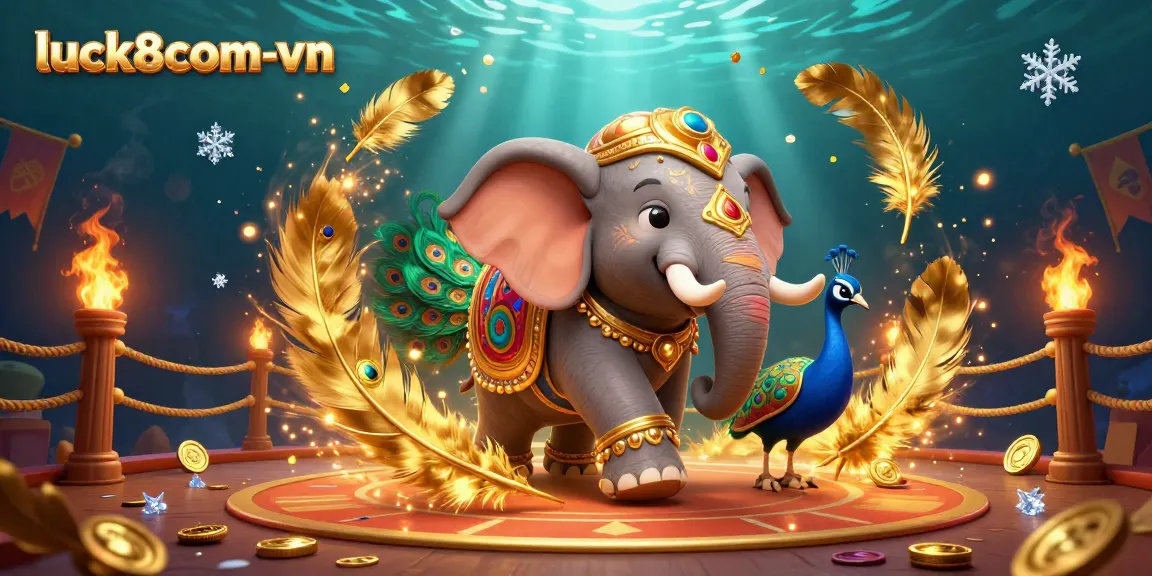 Engage in thrilling adventures at luck8com-vn with vibrant 3D casino scenes and iconic gaming elements.